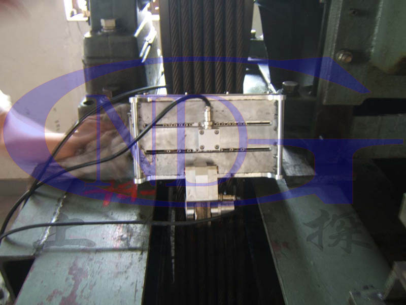 電梯鋼絲繩無損檢測(cè)現(xiàn)場(chǎng)