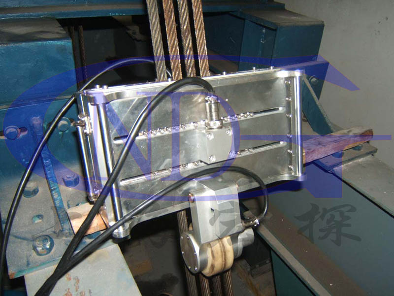 電梯鋼絲繩無損檢測(cè)現(xiàn)場(chǎng)